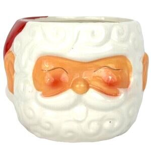 Santa Claus Ceramic Christmas Planter
